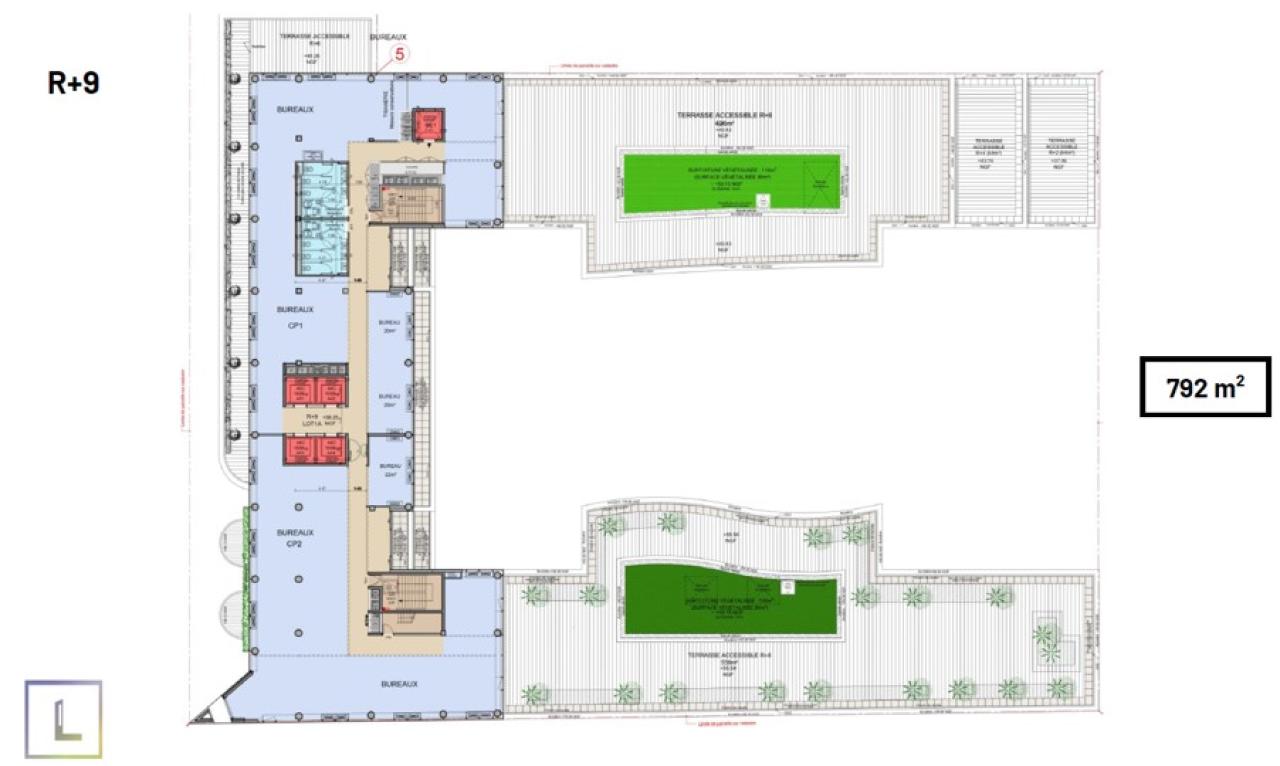 Bureau Levallois-Perret 20183m² Location bureau Levallois-Perret Hauts-de-Seine OLBUR2108142 5